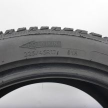 6. Opony 225/45 R17 2x MICHELIN 91H Alpin 5 Zimowe 2017 6,8-6,2mm