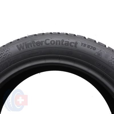 6. Opony 185/55 R16 2x CONTINENTAL 87T XL WinterContact TS870 Zimowe 2022 Jak Nowe Nieużywane