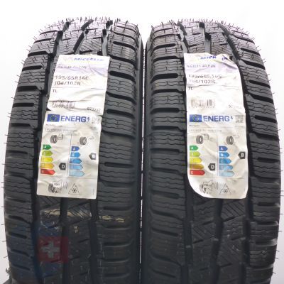 4. Opony 195/65 R16C 4x MICHELIN 104/102R Agilis Alpin Zimowe 2022 