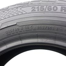 6. Opony 215/60 R16C 4x CONTINENTAL 103/101T ContiVanContact 100 Letnie 2020 Jak Nowe
