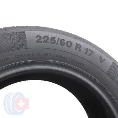 6. 2 x CONTINENTAL 225/60 R17 99V ContiPremiumContact 5 Lato 6.5 ; 6.8mm