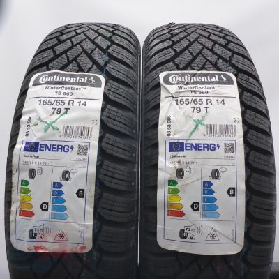 3. Opony 165/65 R14 4x CONTINENTAL 79T WinterContact TS 860 Zimowe 2022 