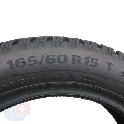 4. 2 x CONTINENTAL 165/60 R15 77T WinterContact TS 860 Zima DOT19/18 Nieużywane 