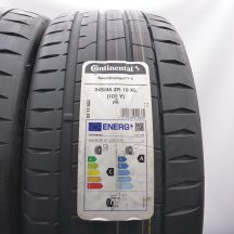 2. Opony 245/45 R19 2x CONTINENTAL 102Y XL SportContact 7  Letnie 2024
