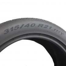 6. 2 x PIRELLI  315/40 R21 111Y P ZERO M0 Lato 5-5.5mm