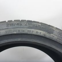 3. Opona 215/45 R18 1x CONTINENTAL 93V XL WinterContact Ts870P Zimowa 2023 Nieużywana