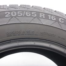6. Opony 205/65 R16C 2x CONTINENTAL107/105T VancoWinter 2 Zimowe 2022 9,8-9mm 