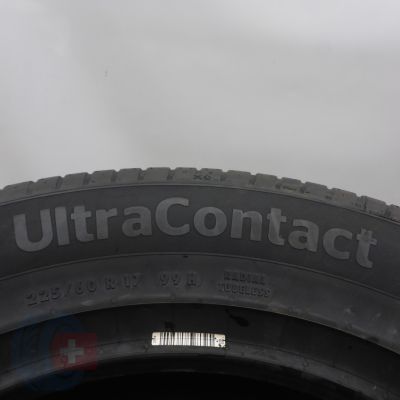 6. Opony 225/60 R17 4x CONTINENTAL 99H UltraContact Letnie 2022 