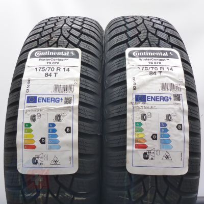 3. Opony 175/70 R14 4x CONTINENTAL 84T WinterContact TS 870 Zimowe 2022/23 