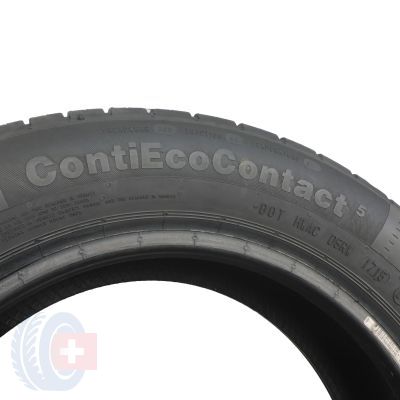 7. 4 x CONTINENTAL 165/65 R14 79T ContiEcoContact 5 Lato 2015 5,8; 6,2mm