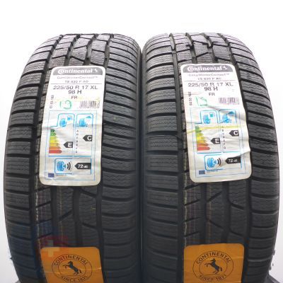 Opony 225/50 R17 2x CONTINENTAL 98H XL ContiWinterContact TS 830 P A0 Zimowe 2019 