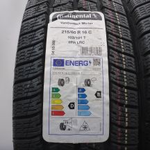 3. Opony 215/60 R16C 4x CONTINENTAL 103/101T VanContact Winter Zimowe 2024 Nieużywane 