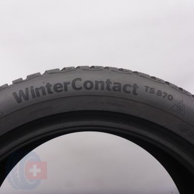 5. Opony 225/50 R17 2x CONTINENTAL 98V XL WinterContact TS 870 Zimowe 2023 7,2-7,5mm