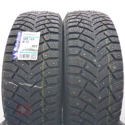 Opony 195/65 R15 2x MICHELIN 95T XL X-ICE North 4 KOLCE Zimowe 2022