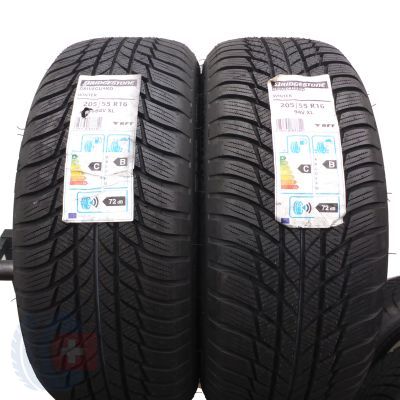 4. Opony 205/55 R16 4x BRIDGESTONE 94V XL Driveguard RunFlat Zimowe 2016 Nieużywane