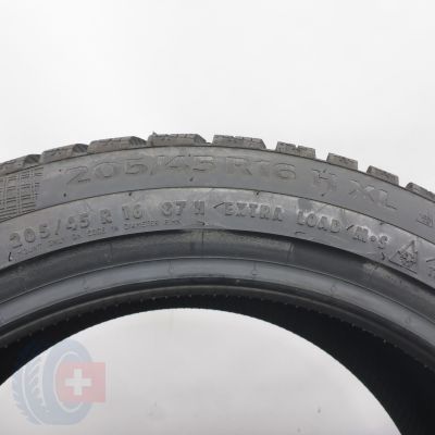 6. Opony 205/45 R16 2x Continental 87H XL WinterContact TS 860 Zimowe 2021