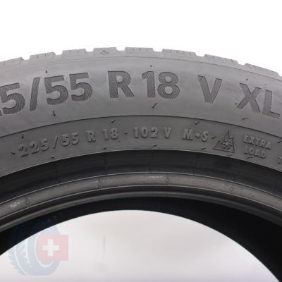 7. Opony 225/55 R18 4x CONTINENTAL 102V XL WinterContact TS870P Zimowe 2021 6,2-7mm