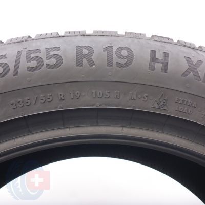 5. Opony 235/55 R19 2x CONTINENTAL 105H XL WinterContact TS870P Zimowe 2022 7mm