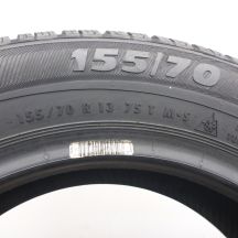 6. Opony 155/70 R13 2x SEMPERIT 75T Master Grip 2 Zimowe 2014/18 8-7,7mm