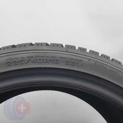 9. Opony 225/40 R18 2x DUNLOP 92V XL WinterSport 5 Zimowe 2023 7,9-8mm