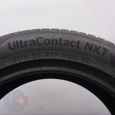 5. Opony 205/55 R17 2x CONTINENTAL 95V XL UltraContact NXT Letnie 2024 6,7-6,8mm