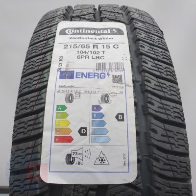Opona 215/65 R15C 1x CONTINENTAL 104/102T VanContact Winter Zimowe 2023