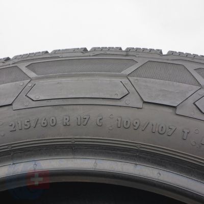 5. Opony 215/60 R17C 4x CONTINENTAL 109/107T VanContact Winter Zimowe 2021, 2022 6,8-7,2mm