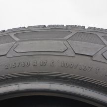 5. Opony 215/60 R17C 4x CONTINENTAL 109/107T VanContact Winter Zimowe 2021, 2022 6,8-7,2mm