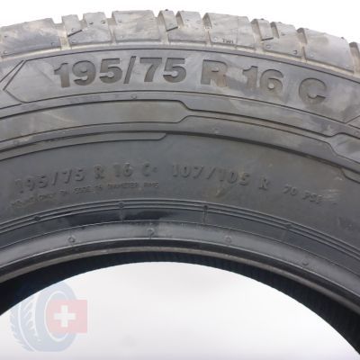 4. Opony 195/75 R16C 2x CONTINENTAL 107/105R ContiVanContact 200 Letnie 2021