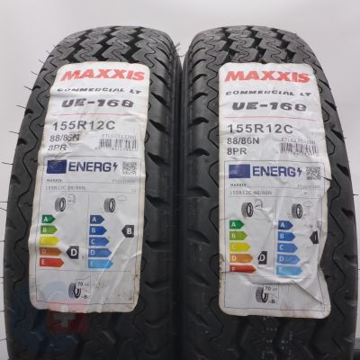 3. Opony 155/80 R12C 4x MAXXIS 88/86N Commercial LT UE-168 Letnie 2022 