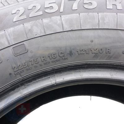 4. Opony 225/75 R16C 2x CONTINENTAL 121/120R VancoFourSeason 2 Wielosezonowe 2019 7,5-8mm