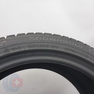 6. Opony 245/40 R19 4x NOKIAN 98V  Snowproof 1 Zimowe 2024 7mm
