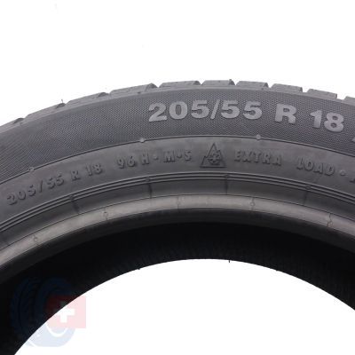 4. Opony 205/55 R18 2x CONTINENTAL 96H XL BMW ContiWinterContact TS830P Zimowe 2022 Jak Nowe Nieużywane 