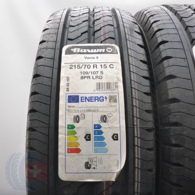 2. Opony 215/70 R15C 2x BARUM 109/107S Vanis 3 Letnie 2023