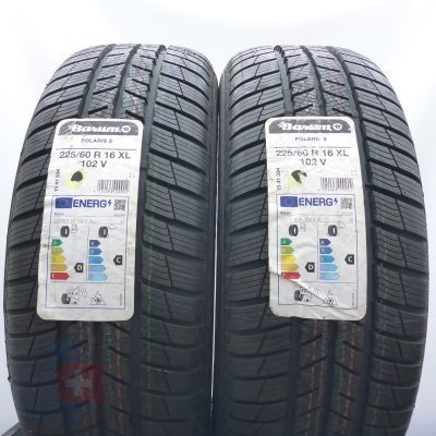 4. Opony 225/60 R16 4x BARUM 102V XL Polaris 5 Zimowe 2022 
