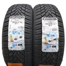 3. Opony 195/65 R14 4x CONTINENTAL 89T ContiWinterContact TS 850 Zimowe 2017 Nieużywane  