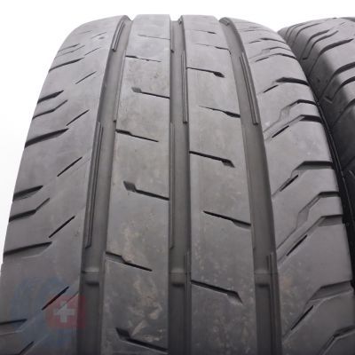 2. Opony 235/65 R16C 2x CONTINENTAL 121/119R ContiVan Contact 200 Letnie 2020 2018/19 8-7,8mm