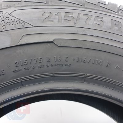 6. Opony 215/75 R16C 2x CONTINENTAL 116/114R ContiVanContact 100 Letnie 2019