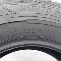 6. Opony 215/75 R16C 2x CONTINENTAL 116/114R ContiVanContact 100 Letnie 2019
