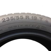 5. Opony 235/55 R19 2x CONTINENTAL 101T WinterContact TS850P Seal Zimowe 2022 Jak Nowe 7,2mm