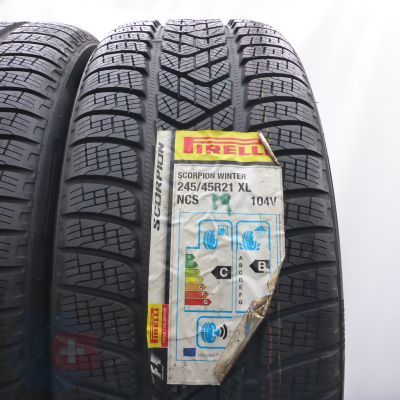 3. Opony 245/45 R21 4x PIRELLI 104V Scorpion Winter PNCS Zimowe 2019 