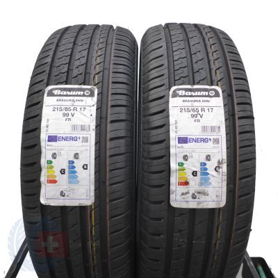 4. Opony 215/65 R17 4x BARUM 99V Bravuris 5HM letnie 2022 Jak Nowe Nieużywane