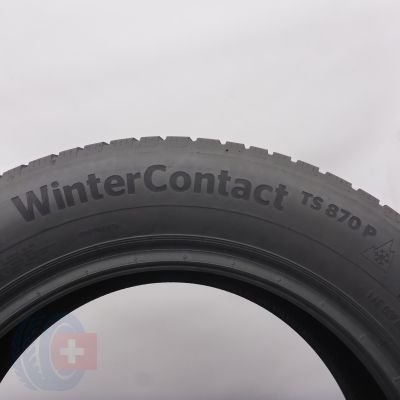 9. Opony 205/60 R16 4x CONTINENTAL 92H WinterContact TS870P Zimowe 2023, 2024 7-7,5mm