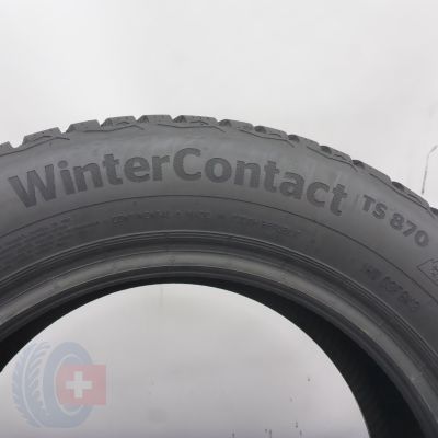 6. Opony 185/60 R14 2x CONTINENTAL 82T WinterContact TS 870 Zimowe 2021 8,2mm
