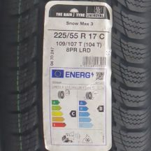 3. Opony 225/55 R17C 4x UNIROYAL 109/107T SnowMax 3 Zimowe 2022 Nieużywane