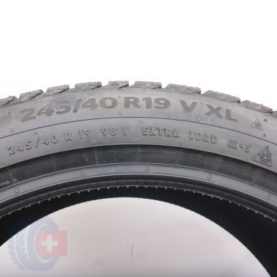 6. Opony 245/40 R19 2x CONTINENTAL 98V XL WinterContact TS860 S Zimowe 2023 