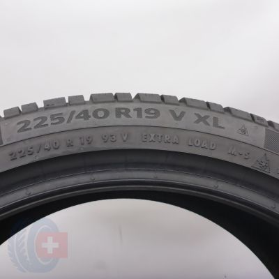 5. Opony 225/40 R19 2x CONTINENTAL 93V XL WinterContact TS860S Zimowe 2022 6-6,5mm
