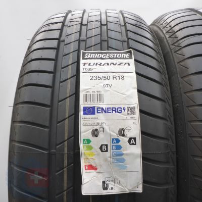2. Opony 235/50 R18 2x BRIDGESTONE 97V Turanza T005 Letnie 2022