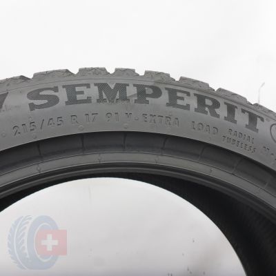 5. Opony 215/45 R17 2x SEMPERIT 91V XL Speed-Grip 5 Zimowe 2024 7,2-7,8mm