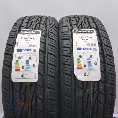 3. Opony 215/60 R17 4x CONTINENTAL 96H ContiCrossContact LX 2 Letnie M+S 2021 